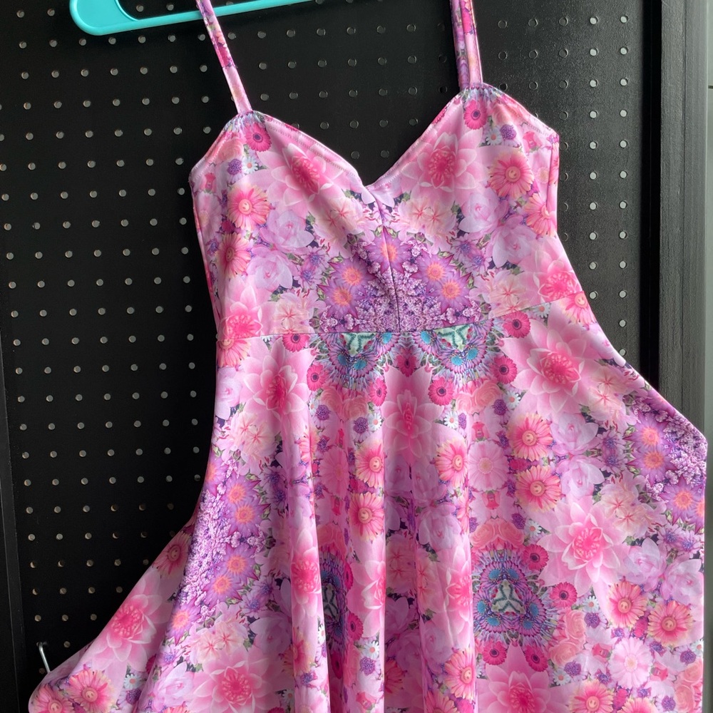 Blackmilk Flower Power Ruffle Dress size S
